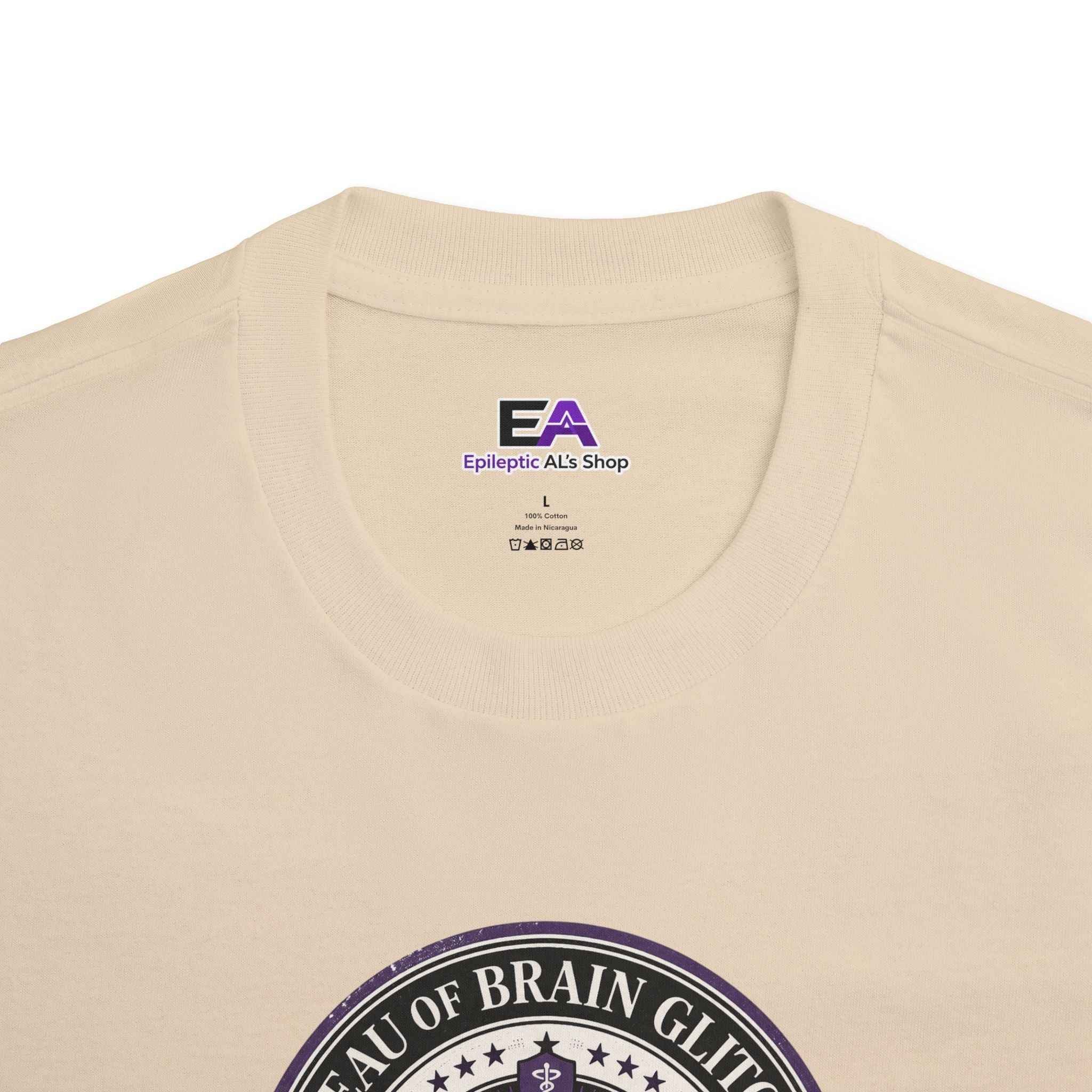 Bureau of Brain Glitches Tee – Power Surges Likely – Epilepsy Awareness Shirt