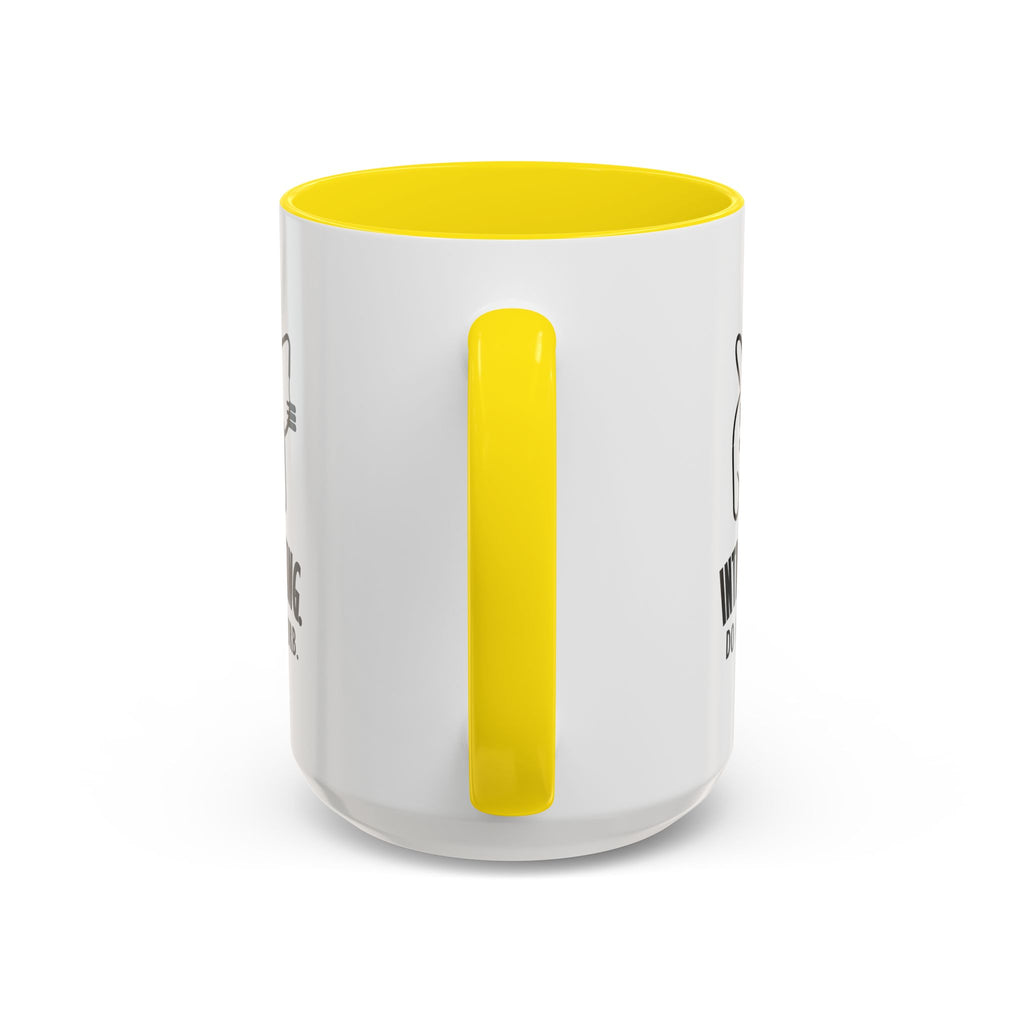 Introverting. Do Not Disturb. Two-Tone Cat Coffee Mug (11oz & 15oz)