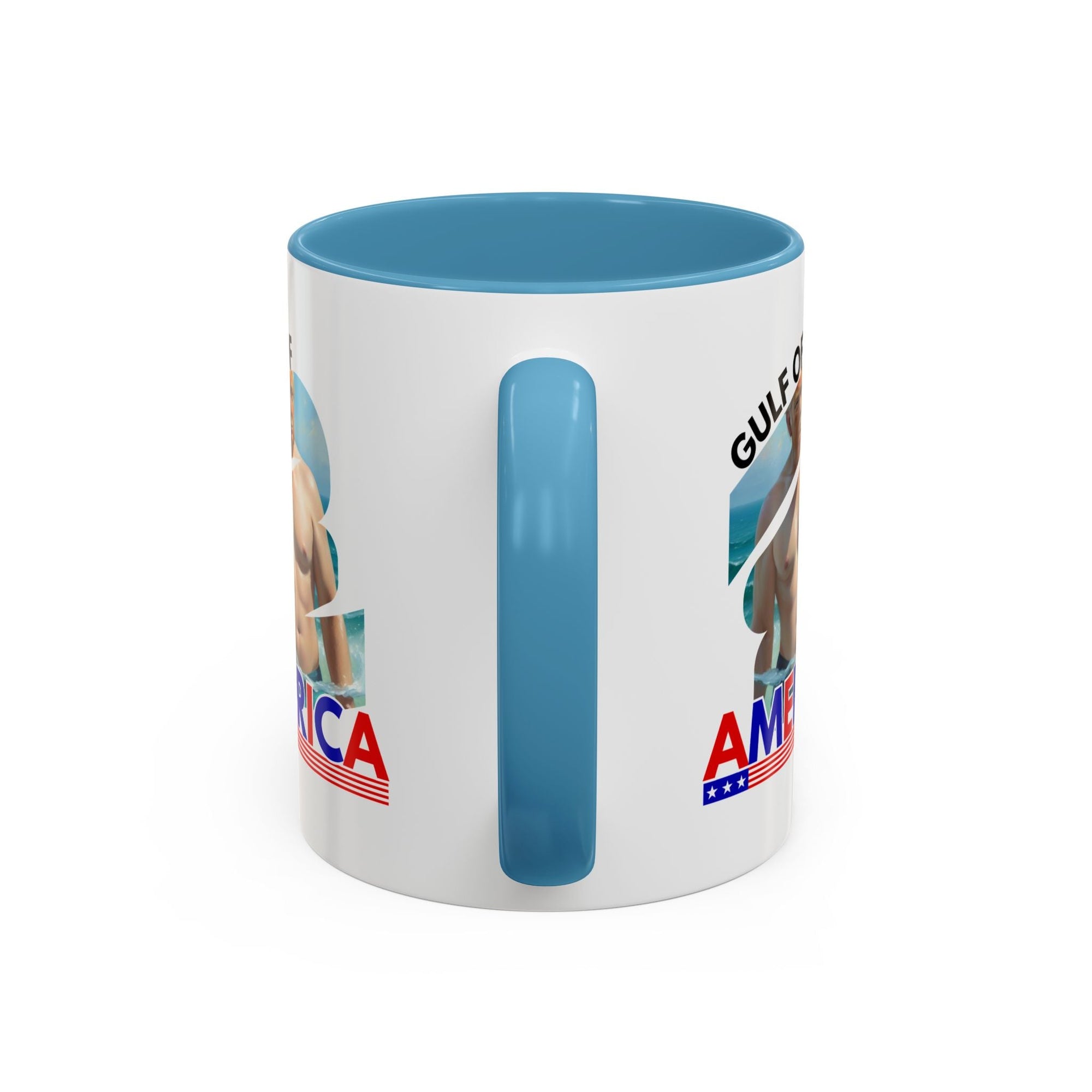 Trump's Gulf of America Accent Coffee Mug Printify