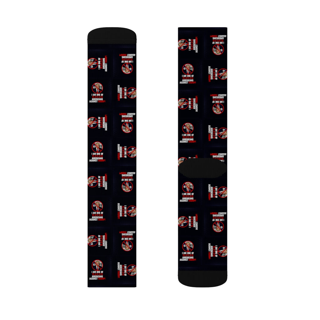 Sublimation Socks - Americans Against Trump Design Printify
