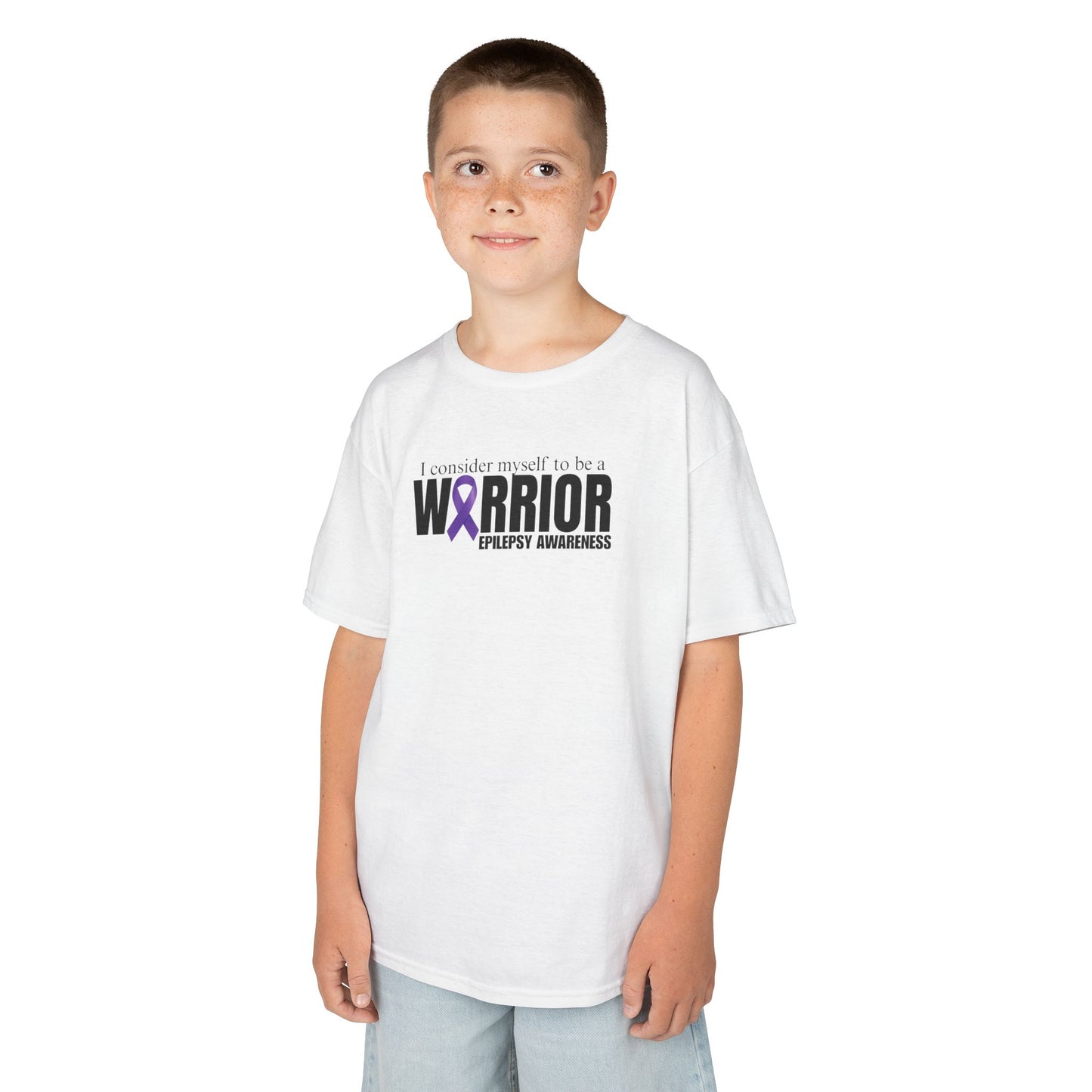 Kids Warrior Awareness Tee - Empowering Design for Epilepsy Awareness