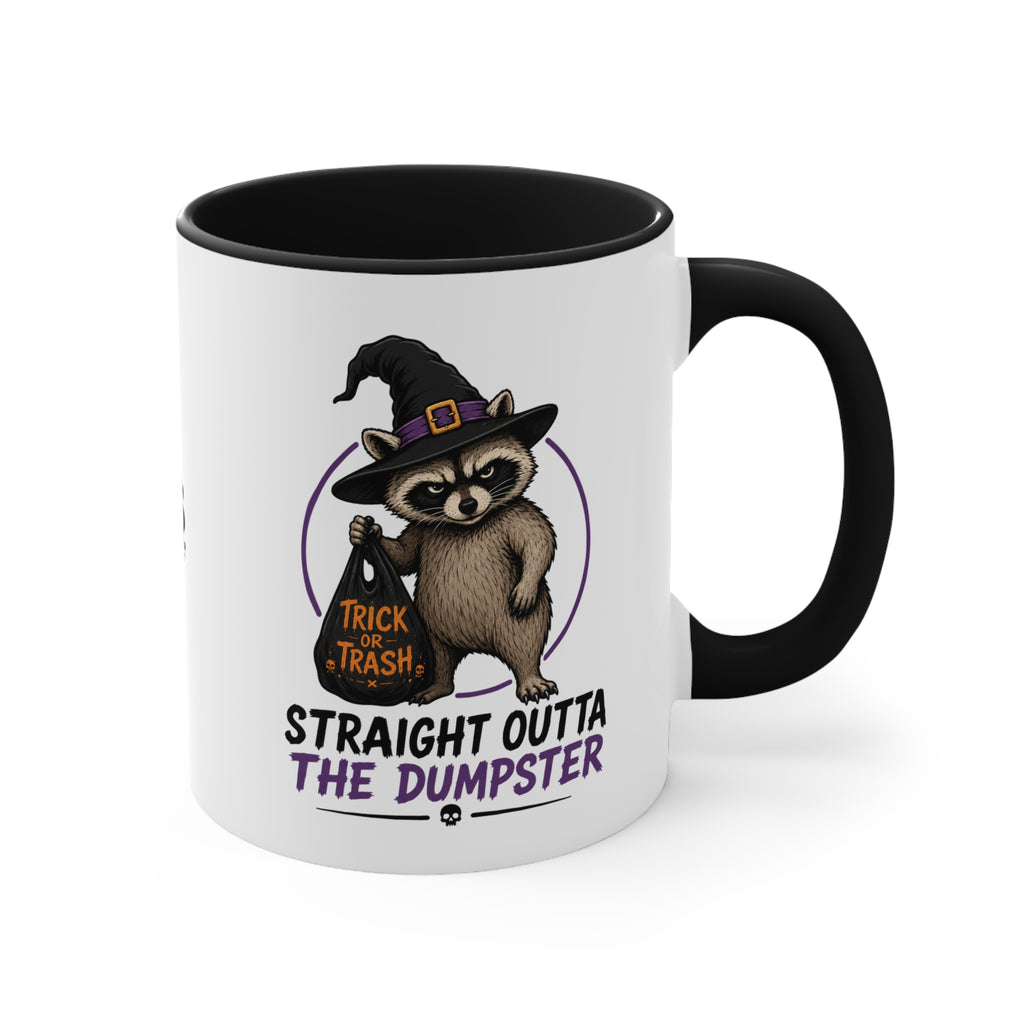 Jimothy Straight Outta the Dumpster Halloween Raccoon Accent Mug