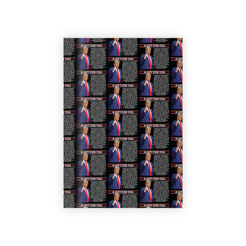 Trump All Occasion Gift Wrapping Paper Rolls, 1pc