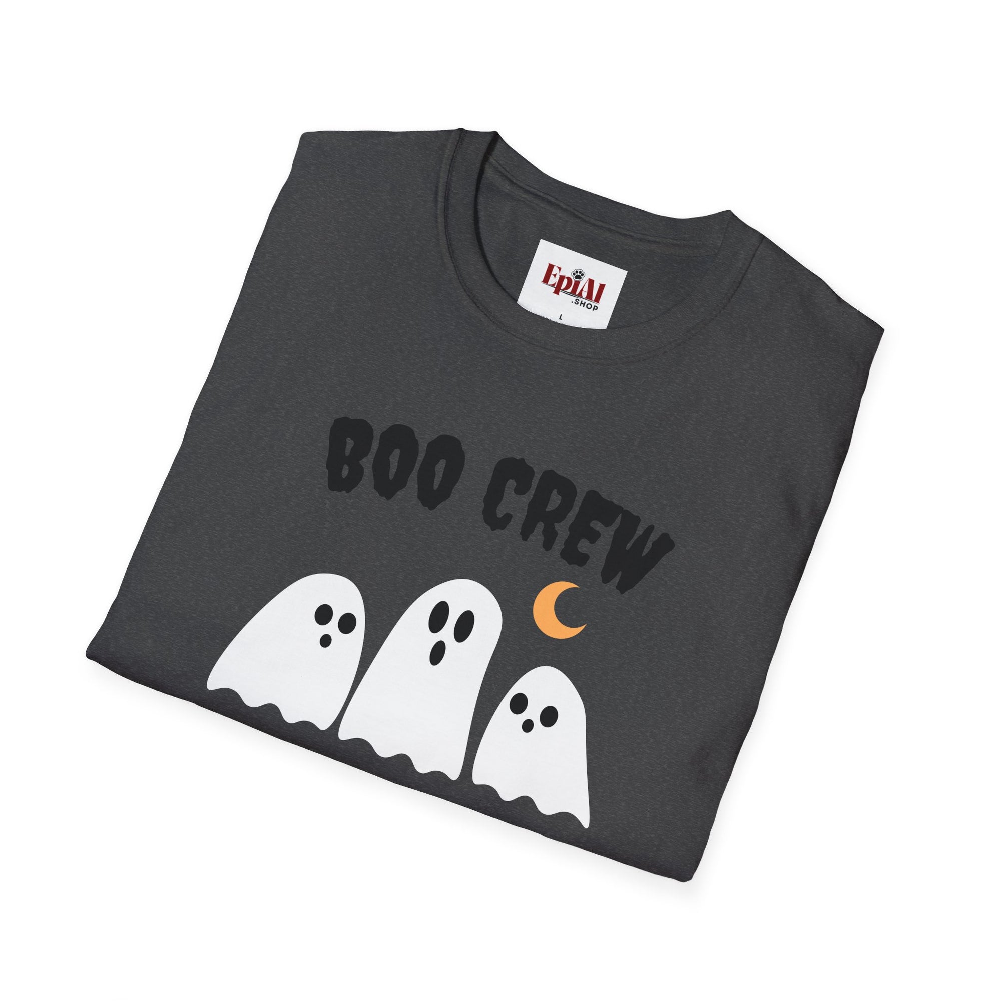 Halloween Boo Crew Unisex T-Shirt, Spooky Apparel, Ghost Lovers, Halloween Costume, Fall Fashion