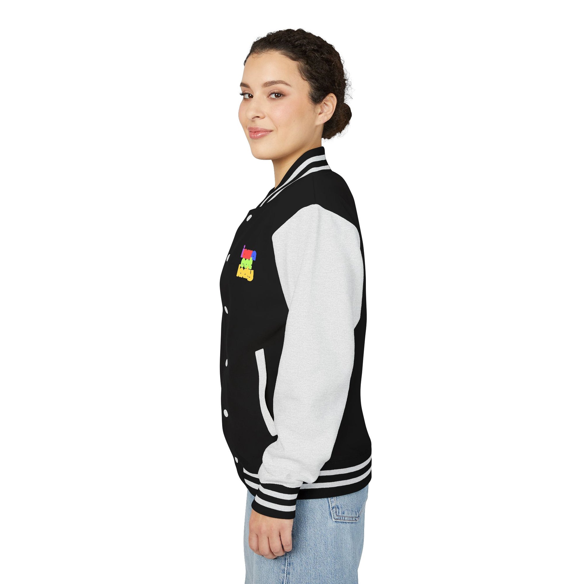 I Am A Cat Lady Colorful Letterman Jacket