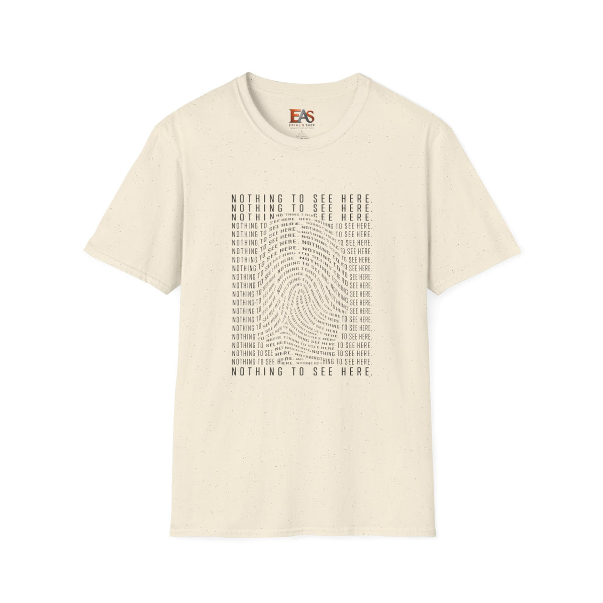 Nothing to See Here T-Shirt | Hidden Fingerprint True Crime & Internet Sleuth Tee