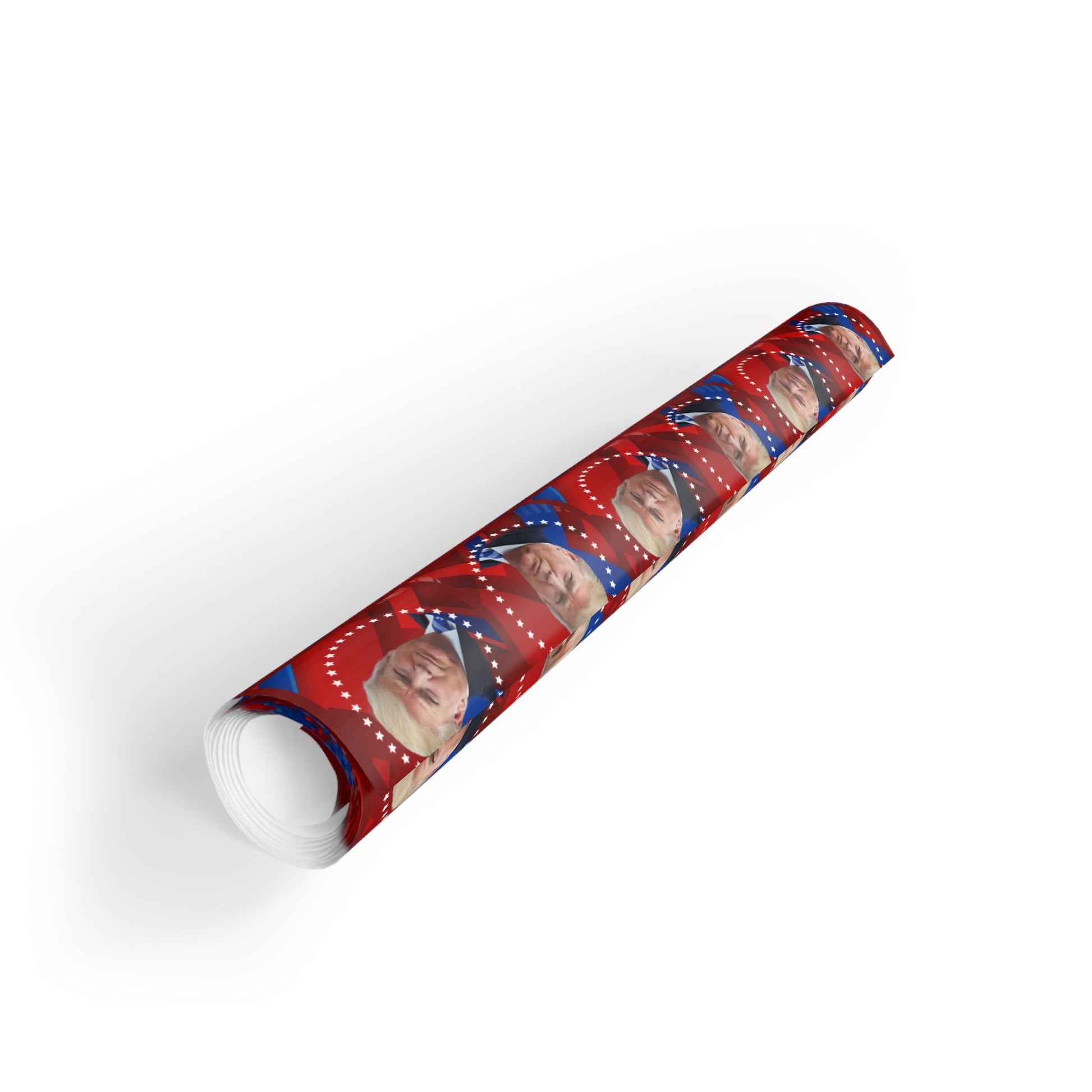 Trump Gift Wrapping Paper Roll - Perfect for Patriotic Celebrations Printify