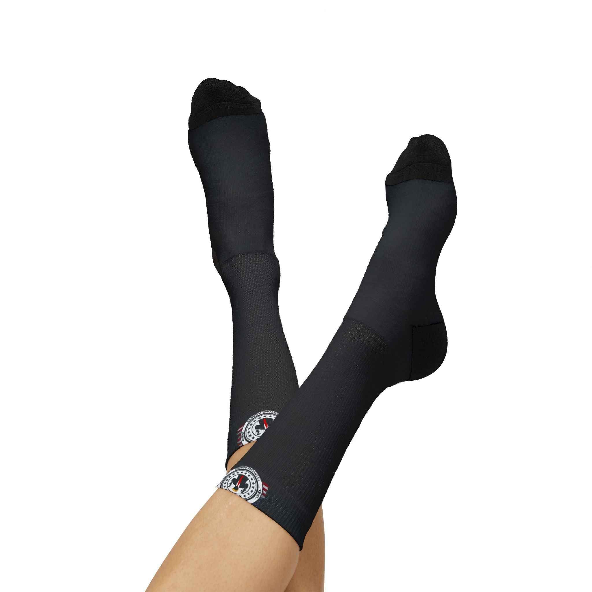 Believe Me Political Parody Crew Socks – 67 Edition