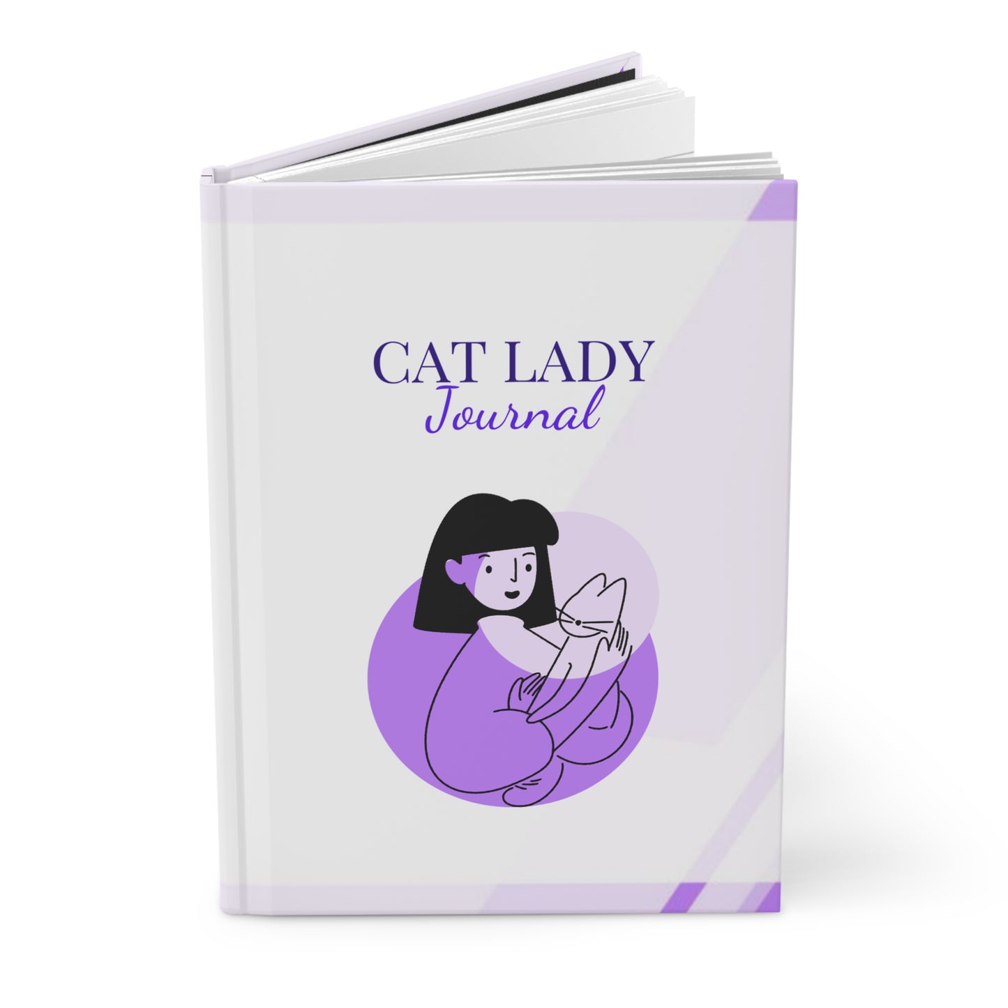 Cat Lady Hardcover Journal Matte