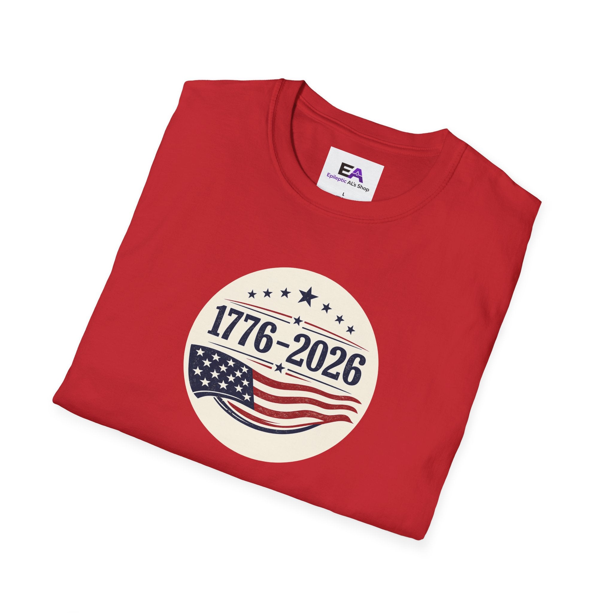 1776–2026 Patriotic T-Shirt | Vintage Americana USA Anniversary Tee