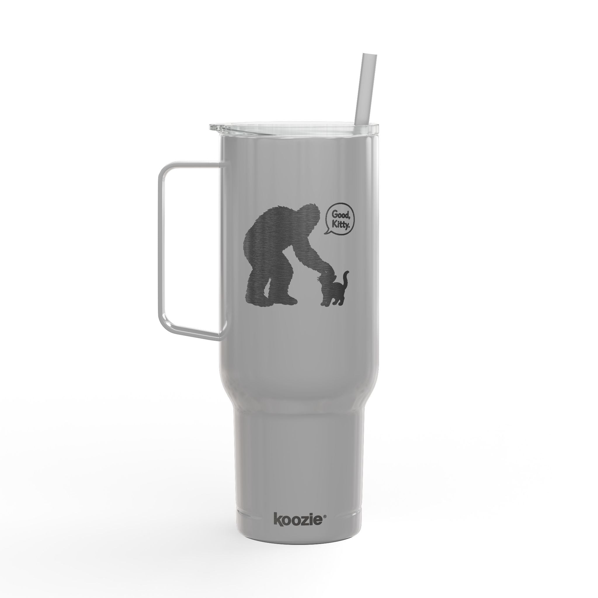 Bigfoot & Cat “Good, Kitty.” 40 oz Insulated Tumbler