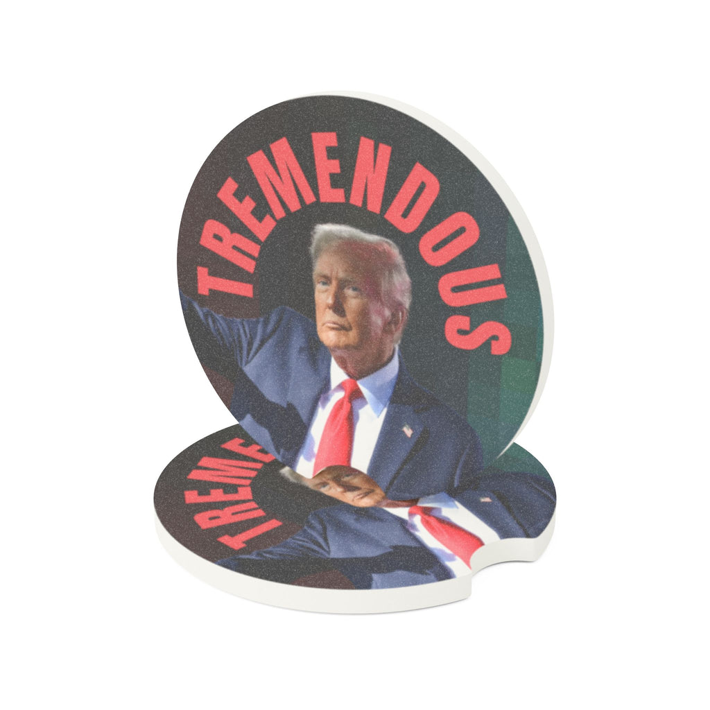 Tremendous Trump Soapstone Car Coaster