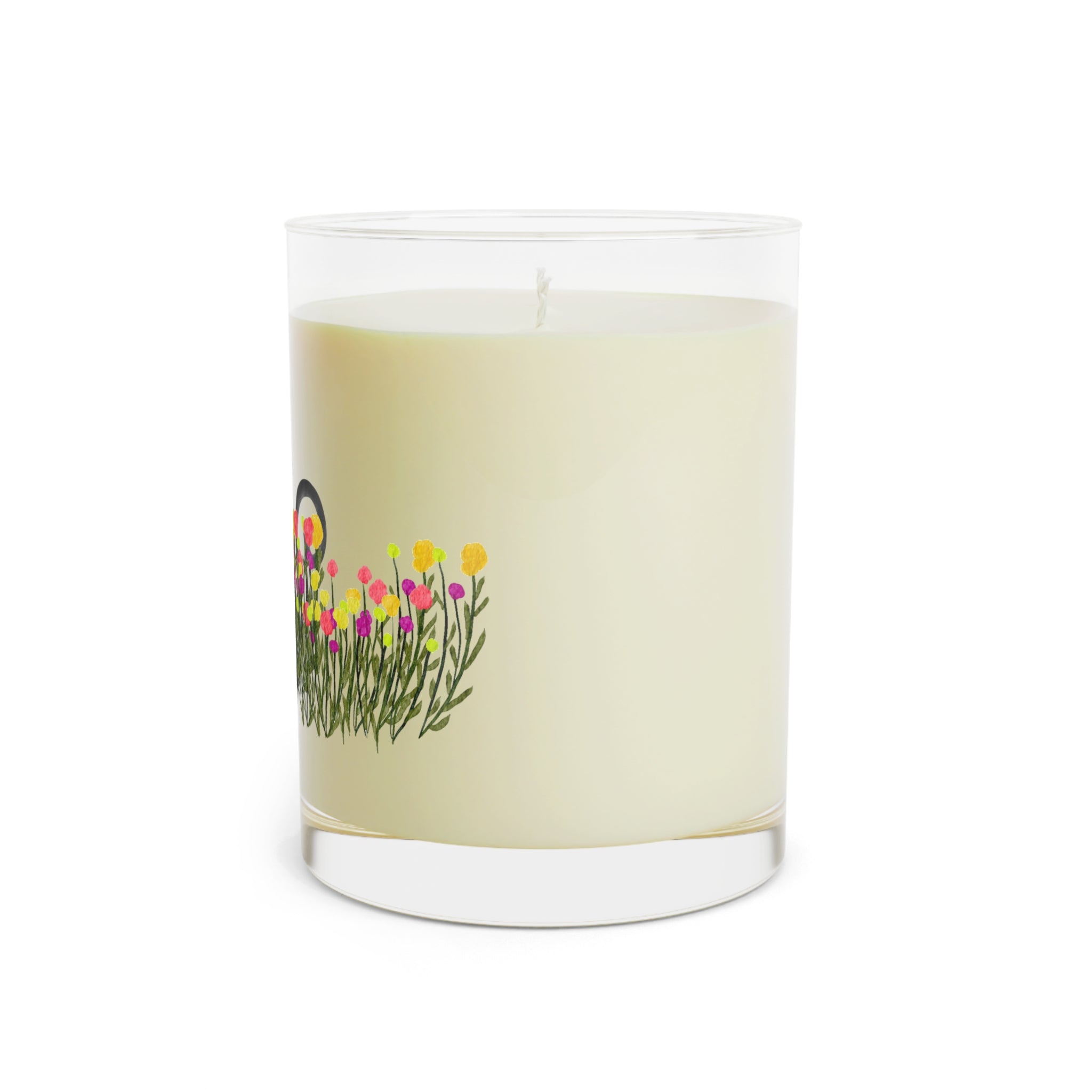 Cat in the Wildflowers Scented Candle – Cozy Floral Cat Candle