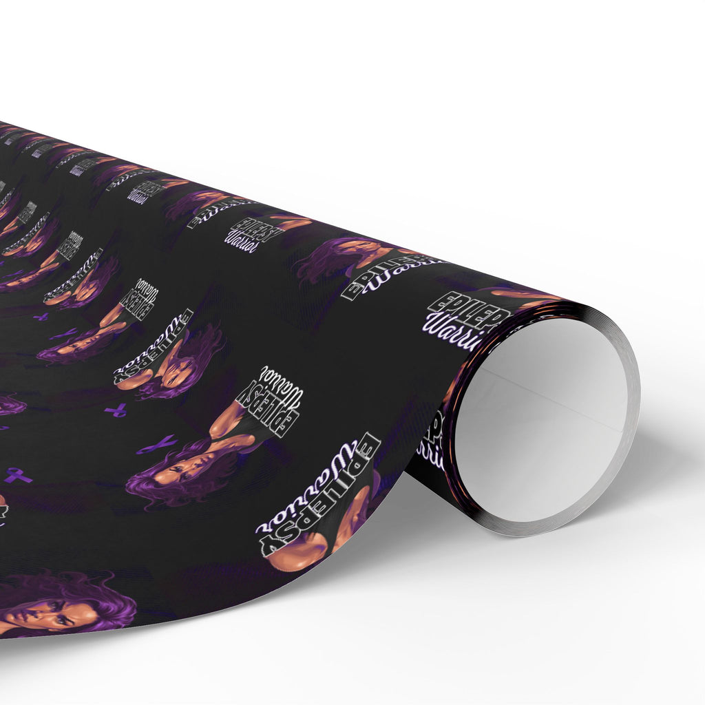 Epilepsy Warrior Woman Wrapping Paper