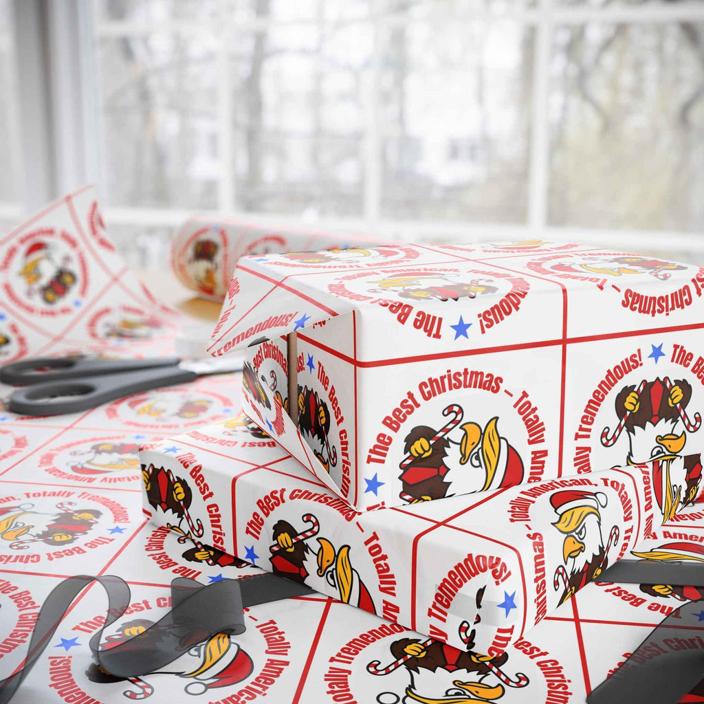 The Best Christmas Political Parody Wrapping Paper