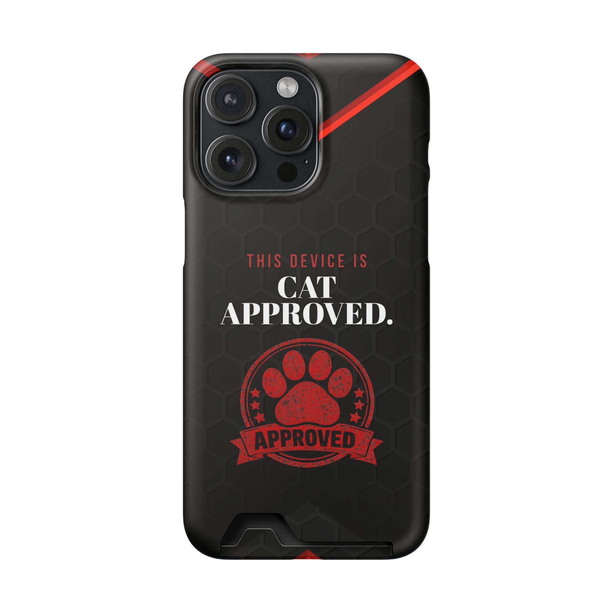 This Device Is Cat Approved Samsung Galaxy Case – Paw Stamp Design