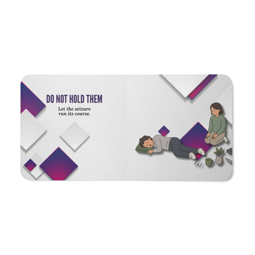 Seizure First Aid Board Book for All Ages | Simple Safety Guide