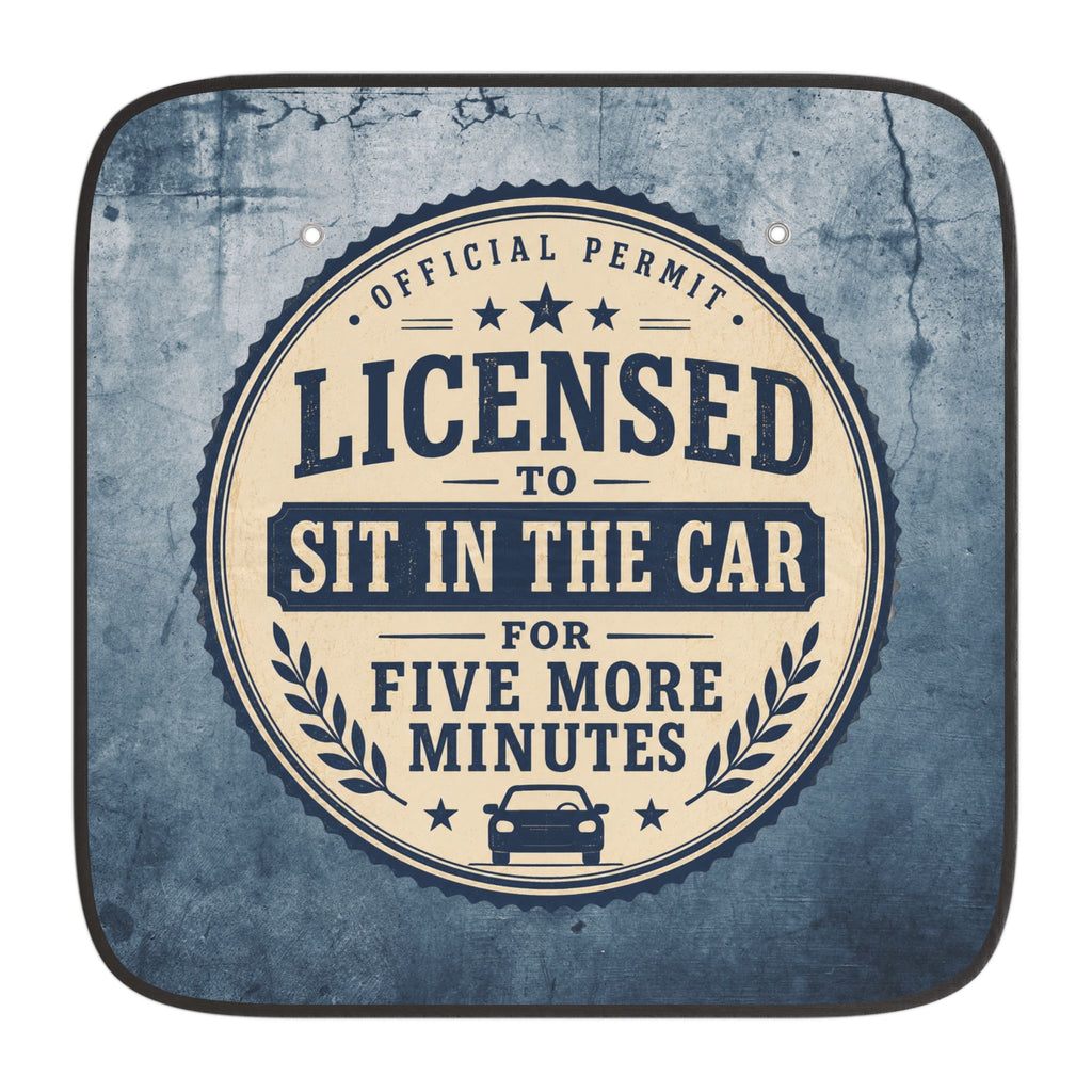 Licensed to Sit in the Car Sun Shades