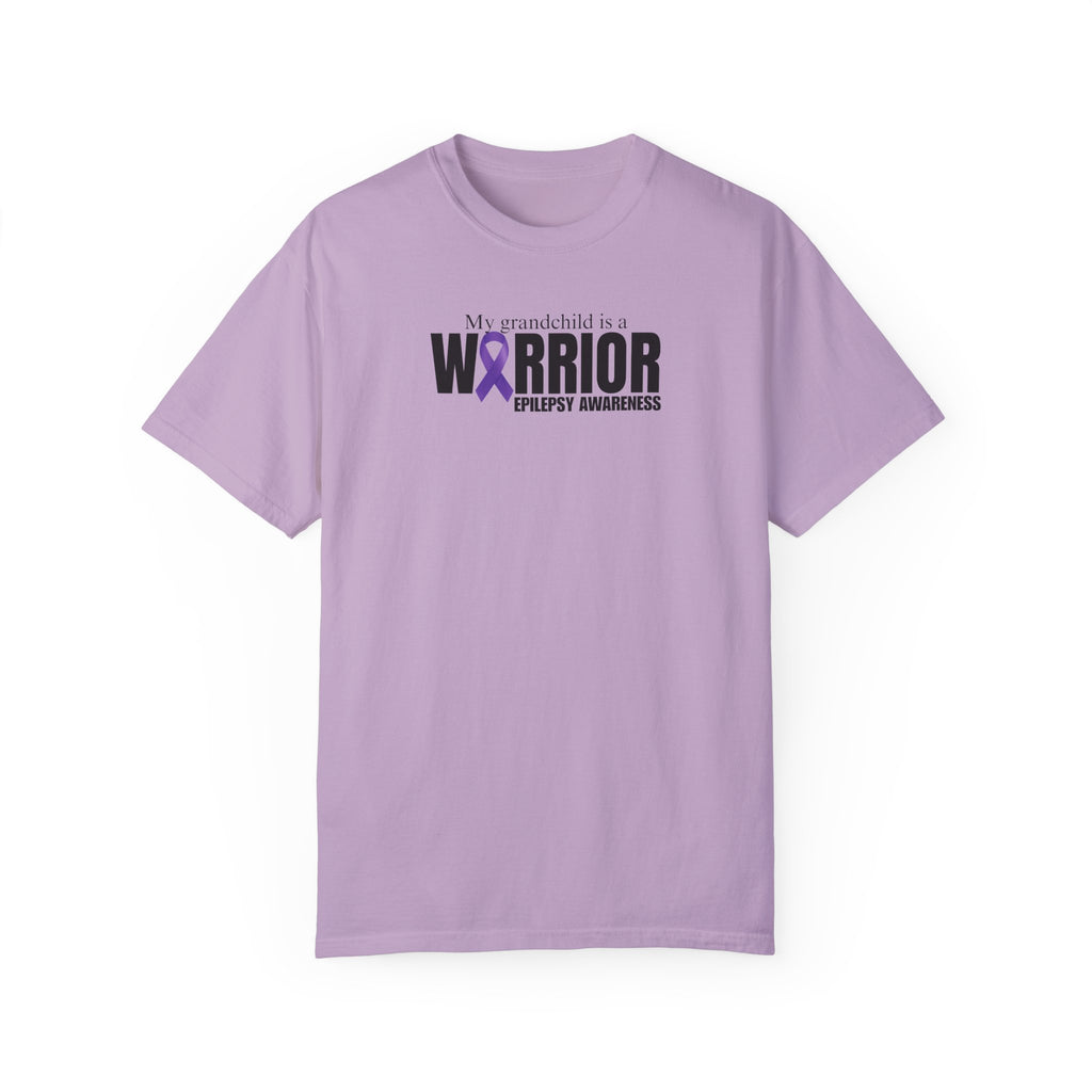 Epilepsy Awareness T-Shirt - Grandchild is a Warrior