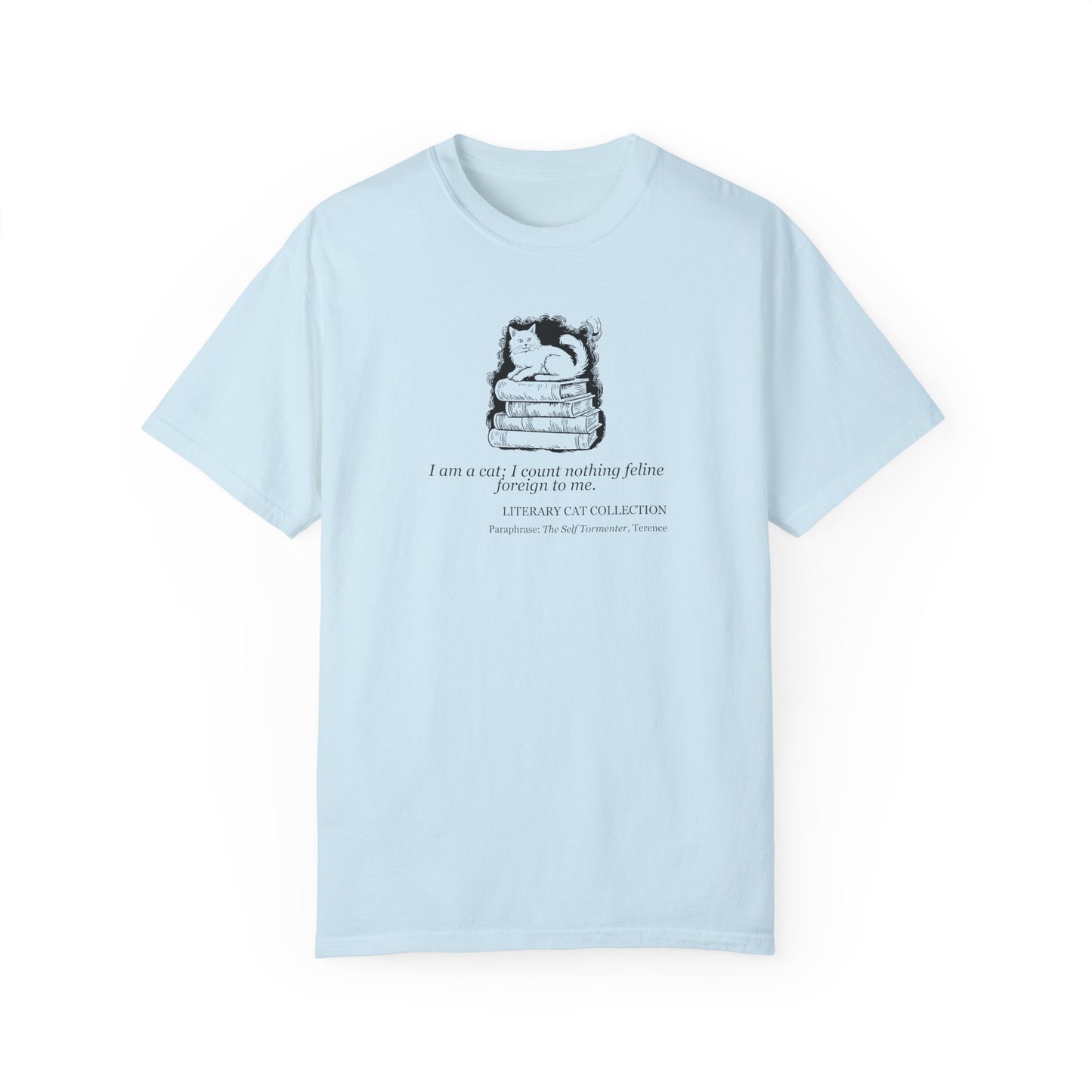 Literary Cat Unisex T-Shirt - The Self Tormenter