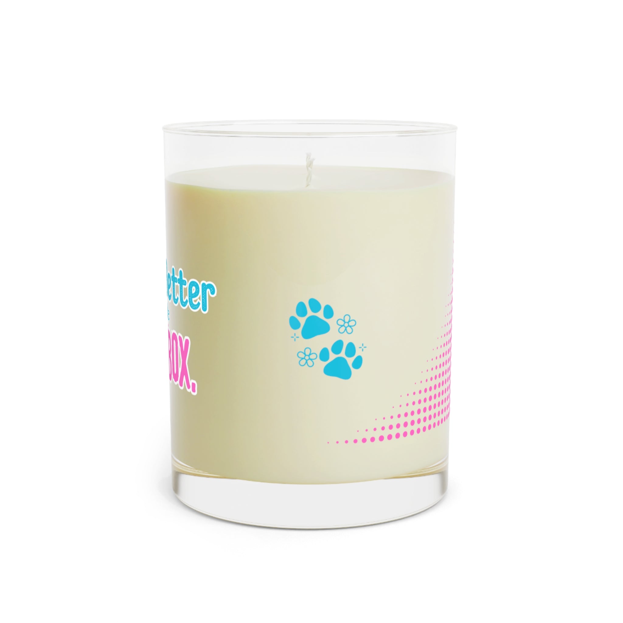 Smells Better Than the Litter Box Two-Wick Soy Candle 11oz Glass