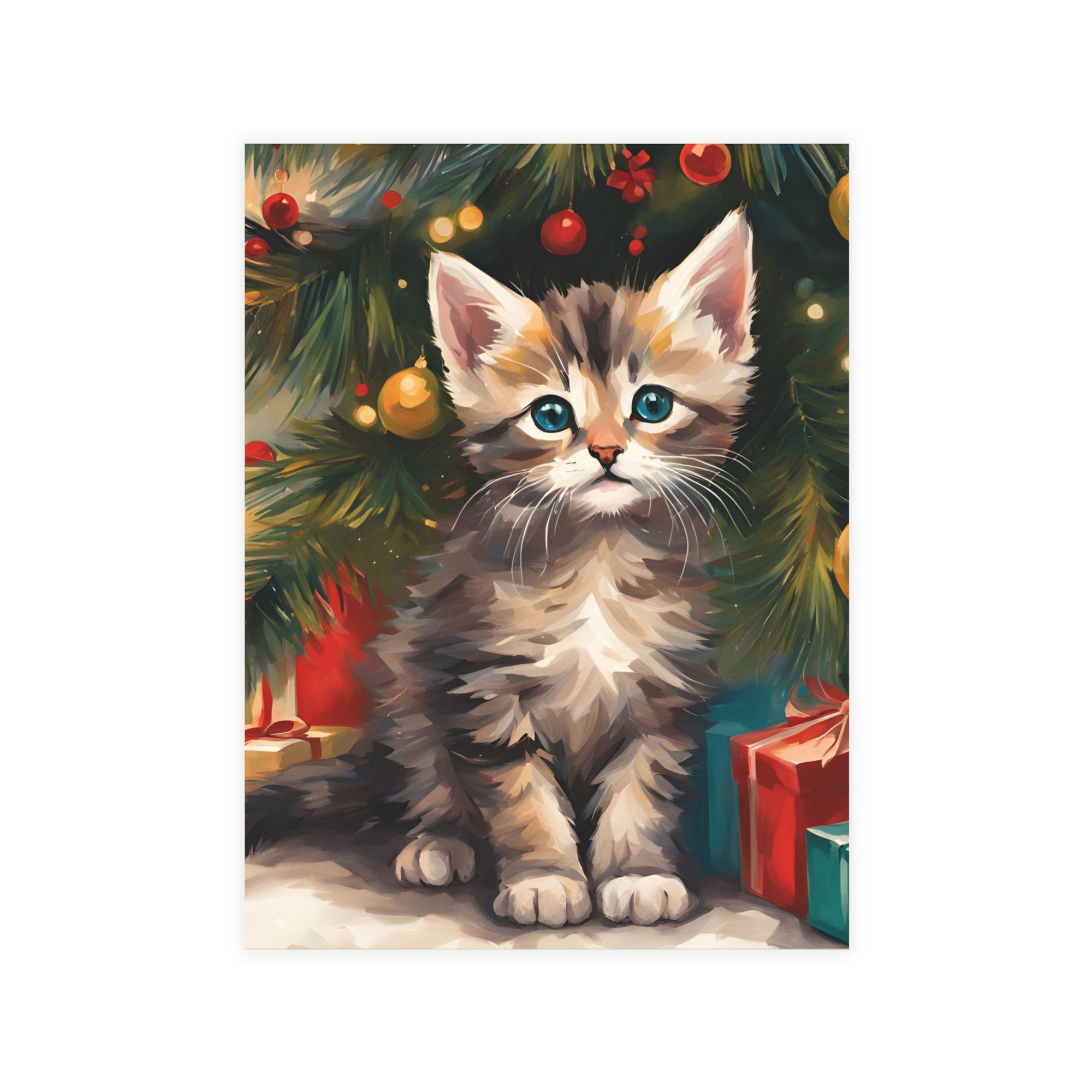 Kittenly Christmas Postcard Bundles (envelopes included)