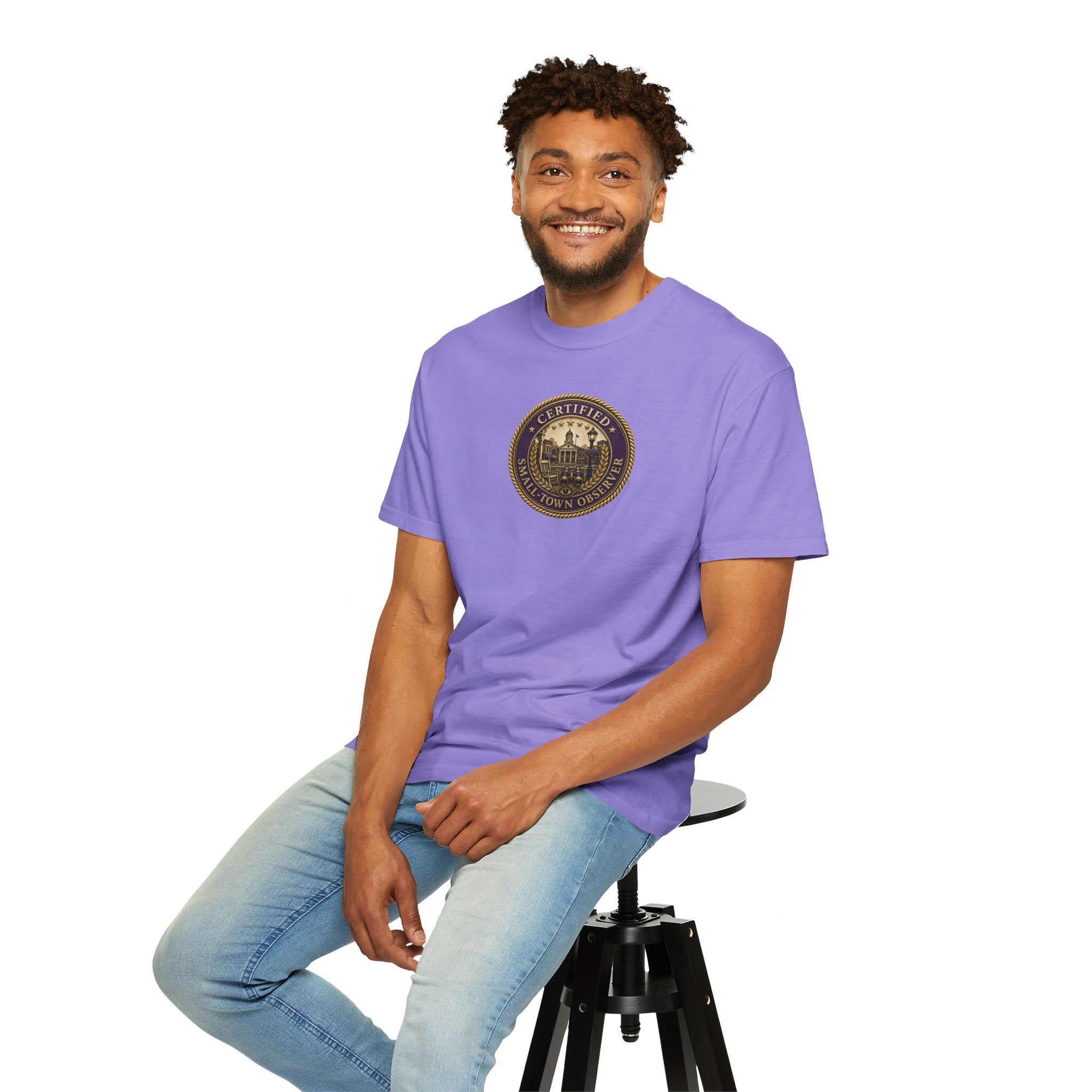 Certified Small-Town Observer Garment-Dyed T-Shirt