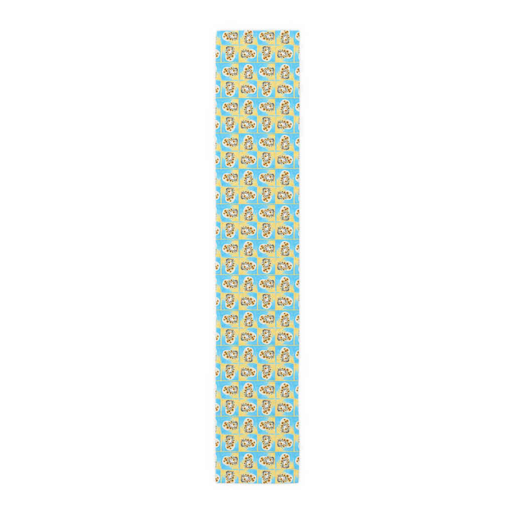 Whimsical Sunflower Kitty Table Runner