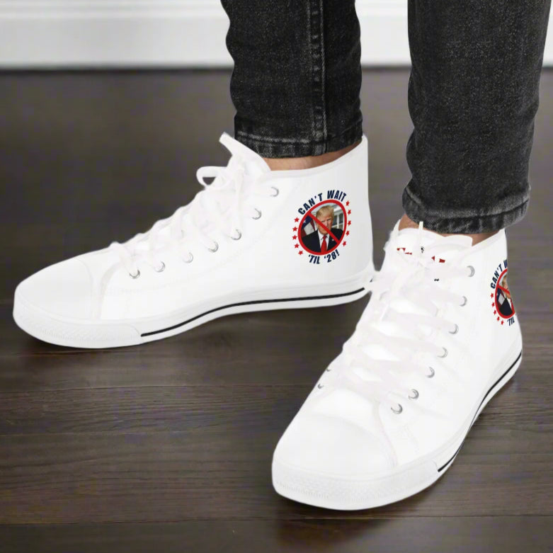 Can't Wait 'Til '28 Men’s High Top Sneakers