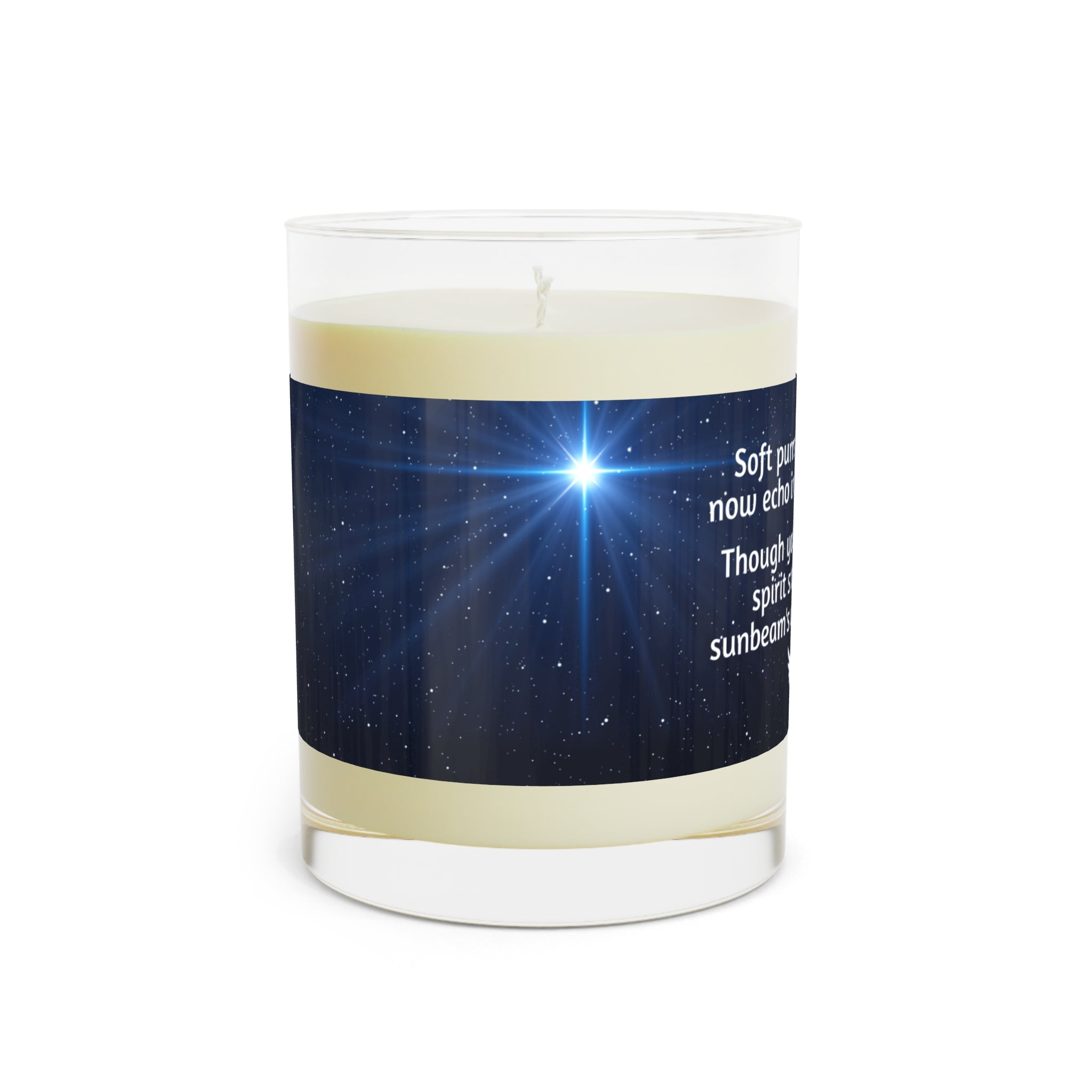 Photo depicting the ​Your Spirit Stays Scented Candle - Full Glass, 11oz from EpiAl's Shop.