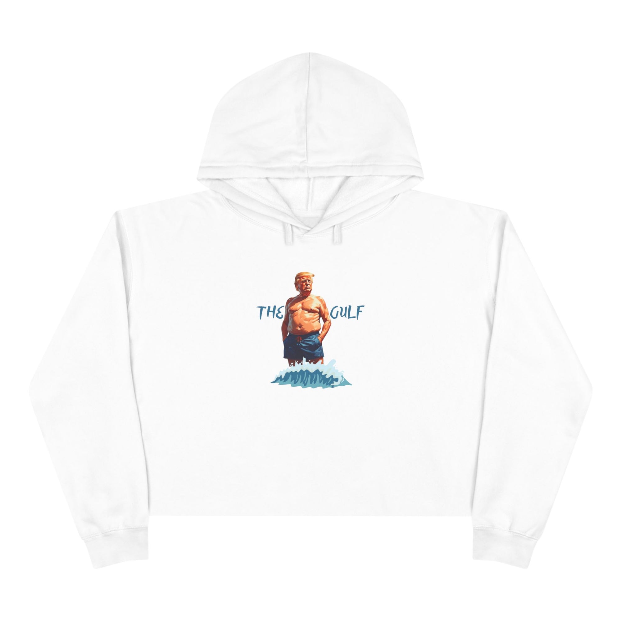 Trump's Gulf Crop Hoodie - Gift for Ocean Lovers