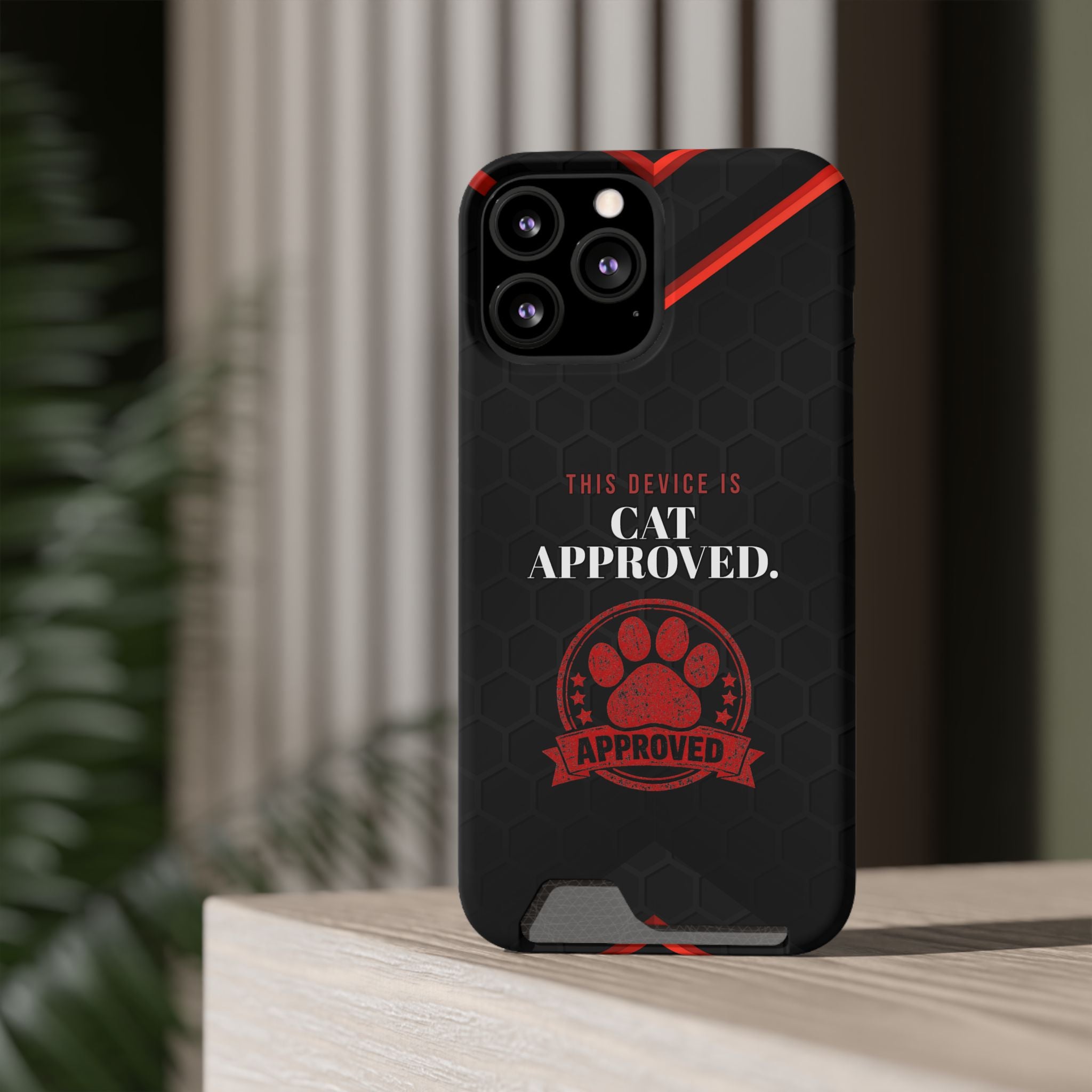 This Device Is Cat Approved Samsung Galaxy Case – Paw Stamp Design