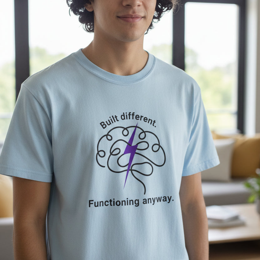 Built Different Premium Unisex Cotton T-Shirt | Soft, Lightweight Everyday Tee