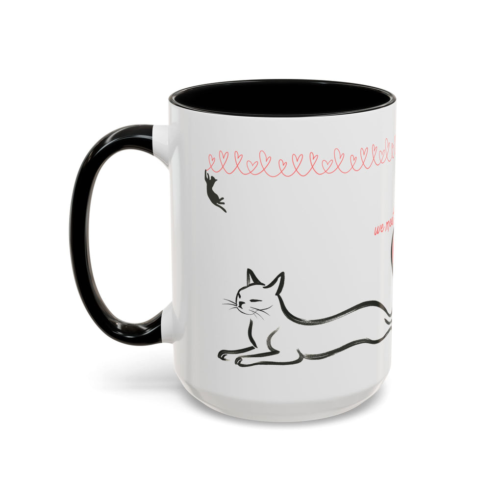 We Meet in the Middle Cat Wraparound Coffee Mug