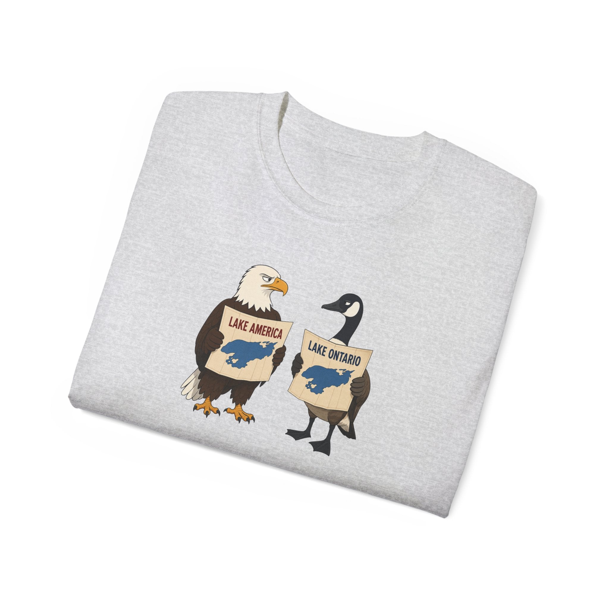 Lake America vs. Lake Ontario Eagle and Goose T-Shirt