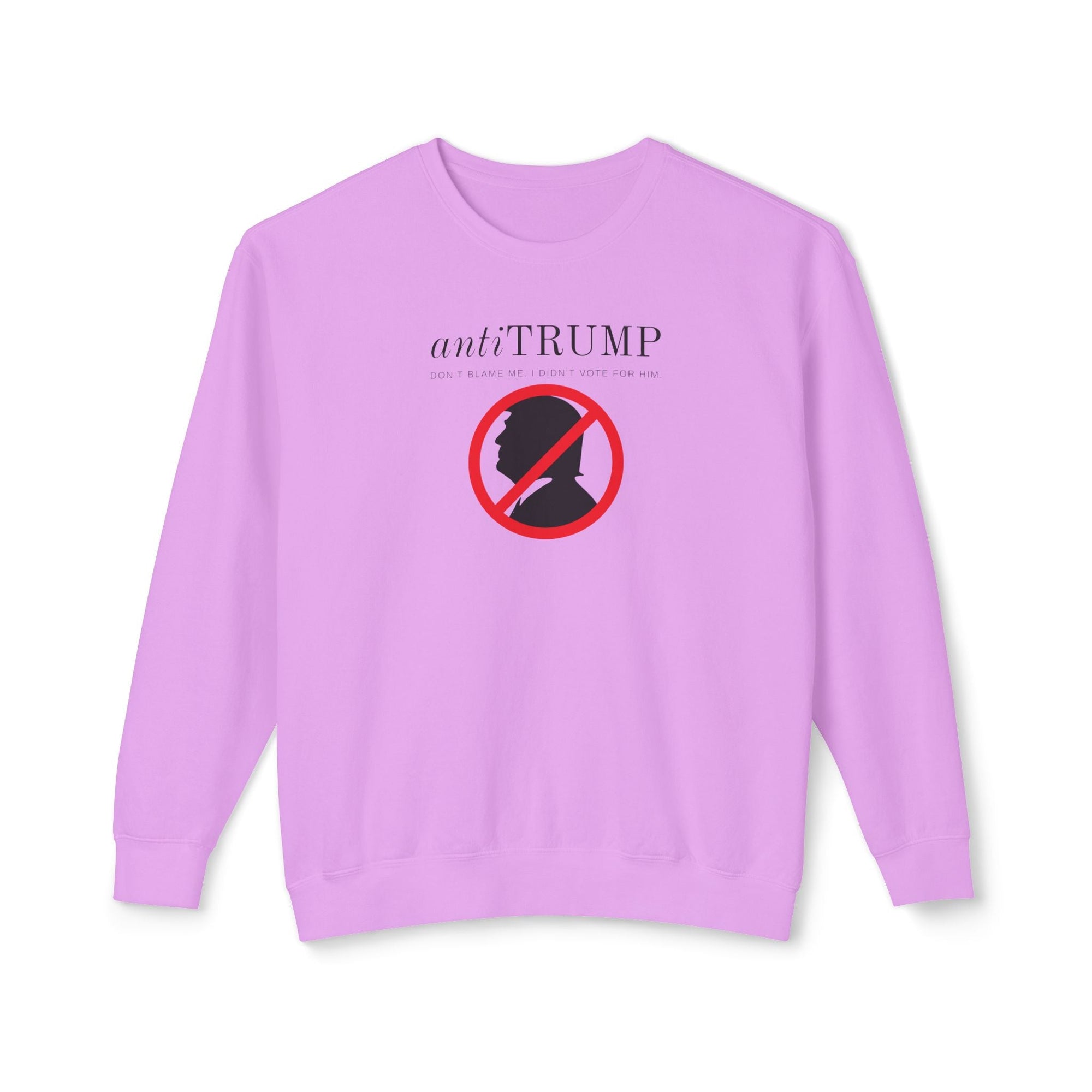 Unisex Lightweight Anti-Trump Crewneck Sweatshirt - Political Activism Wear Printify