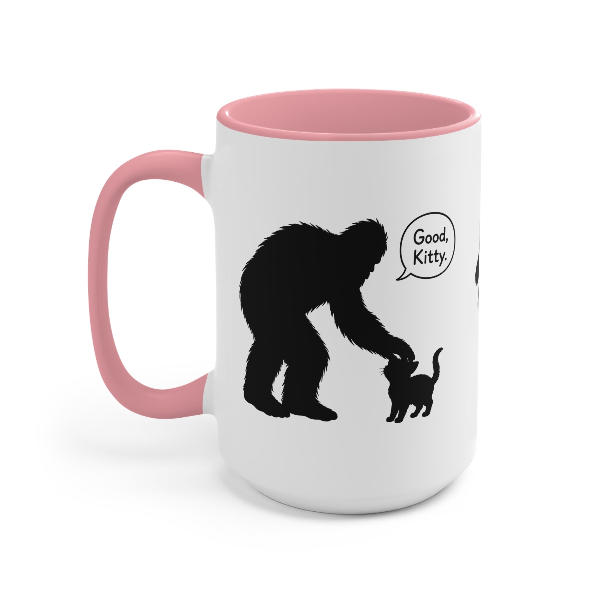 Sasquatch & Cat “Good, Kitty” Accent Mug