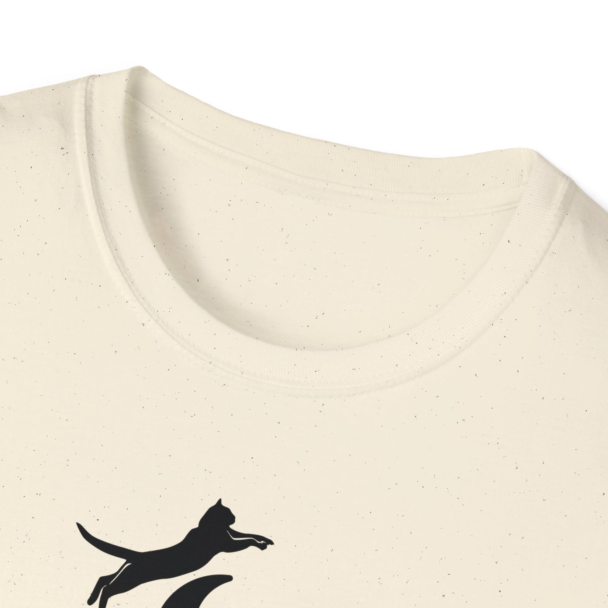 Cat Jumped Over the Moon Unisex Softstyle T - Shirt - T - Shirt - Epileptic Al’s Shop
