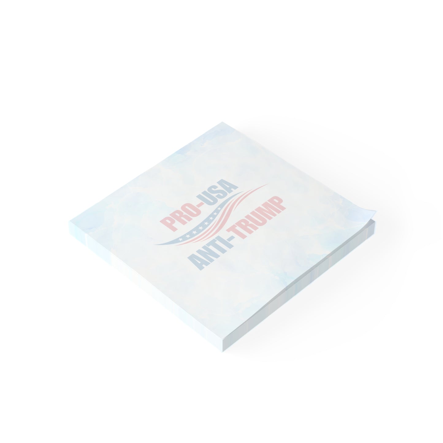 Pro-USA Anti-Trump Note Pads - Eco-Friendly Sticky Memo Pads for Activists