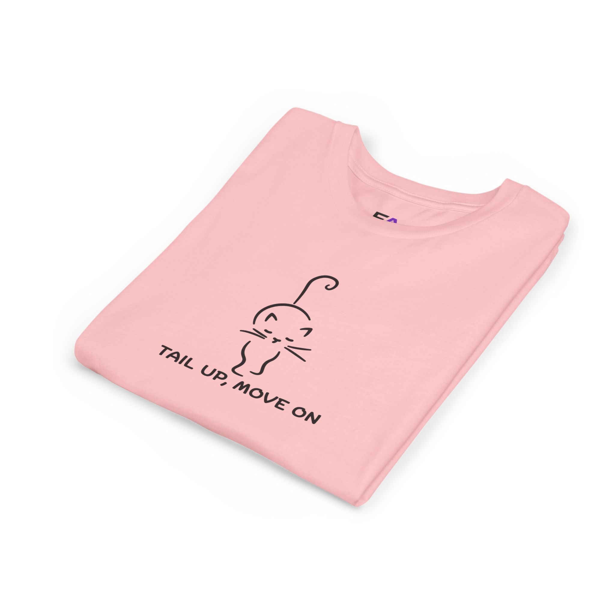 Tail Up, Move On Youth Tee – Small Human, Big Attitude