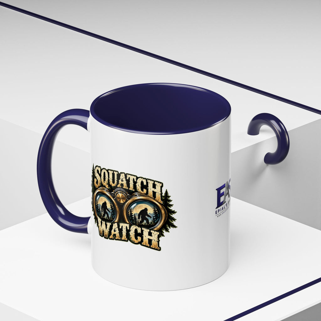 Squatch Watch Bigfoot Mug | Two-Tone Sasquatch Coffee Cup (11oz/15oz)
