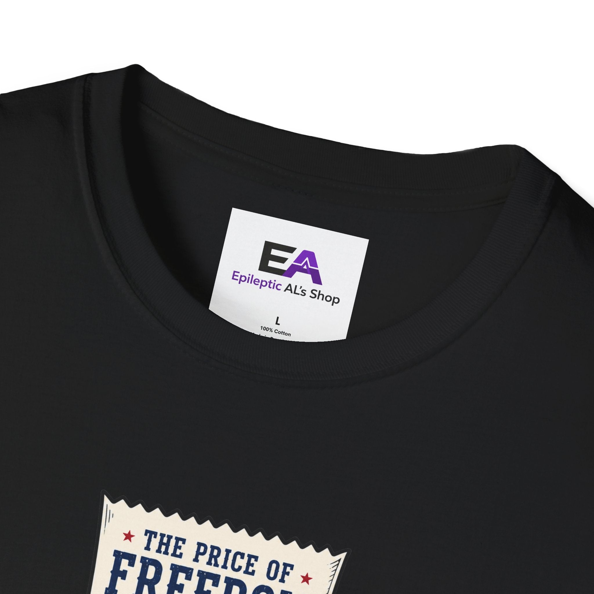 Price of Freedom Patriotic Receipt T-Shirt | Americana Graphic Tee