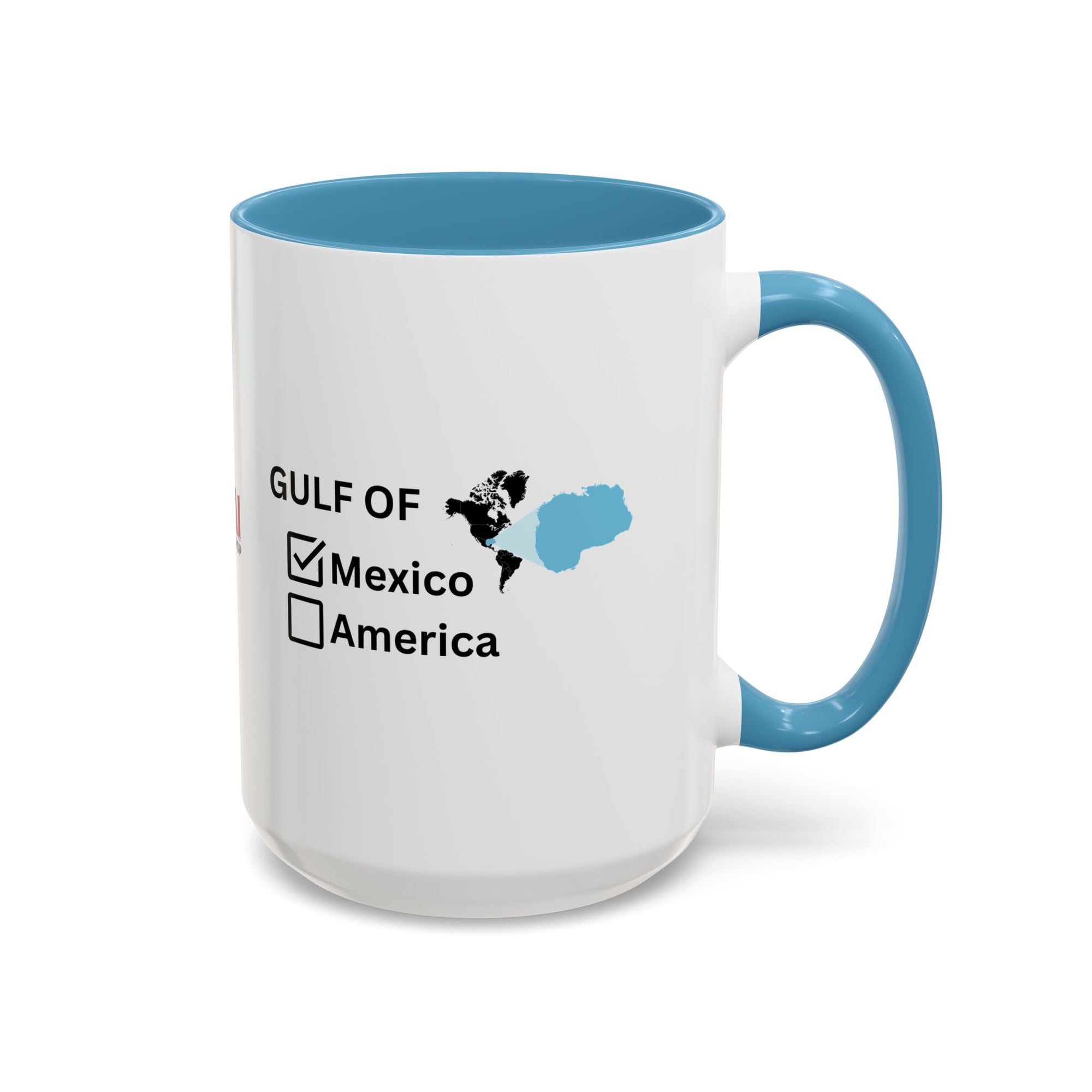 Gulf of Mexico Checkbox Accent Coffee Mug