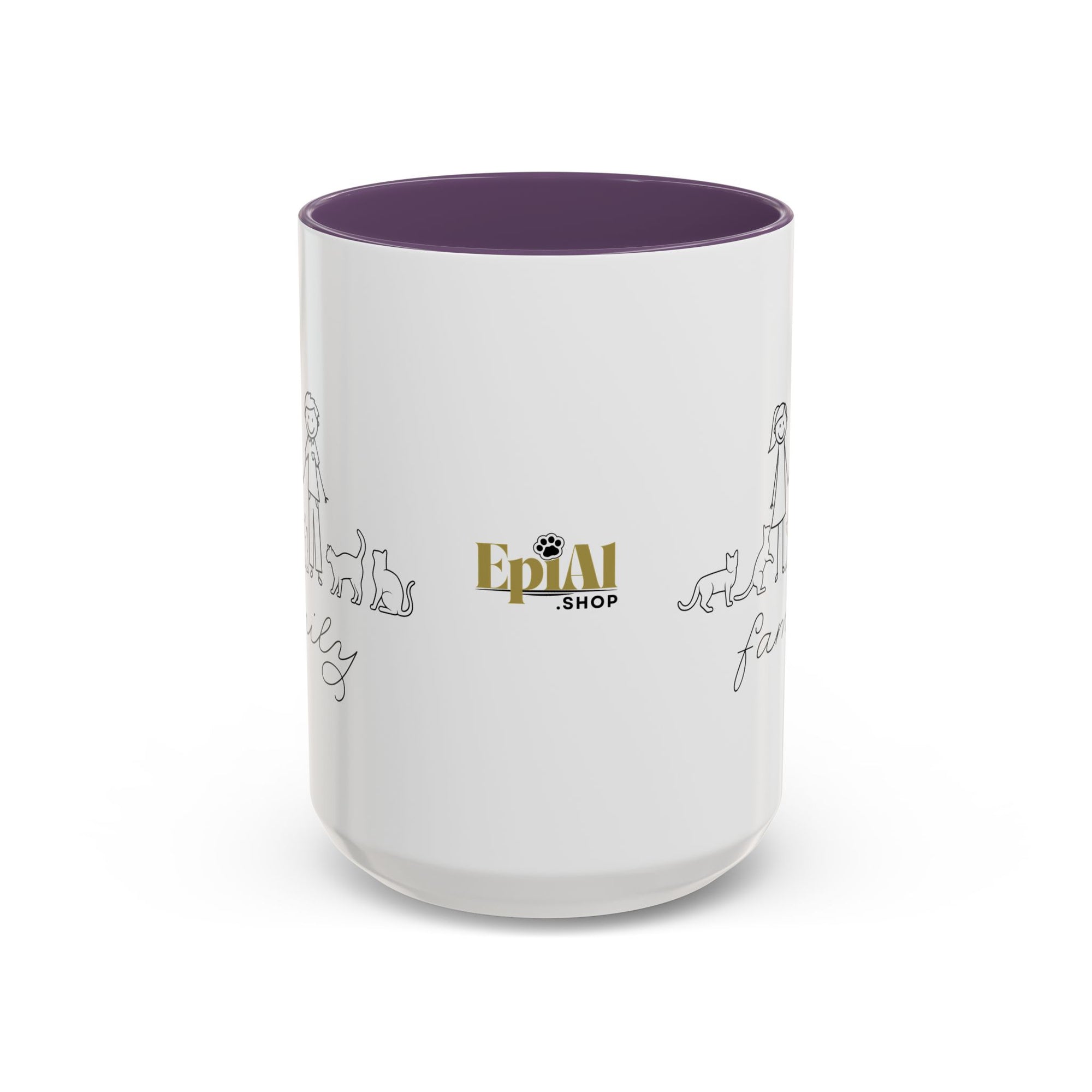 Family First Accent Coffee Mug