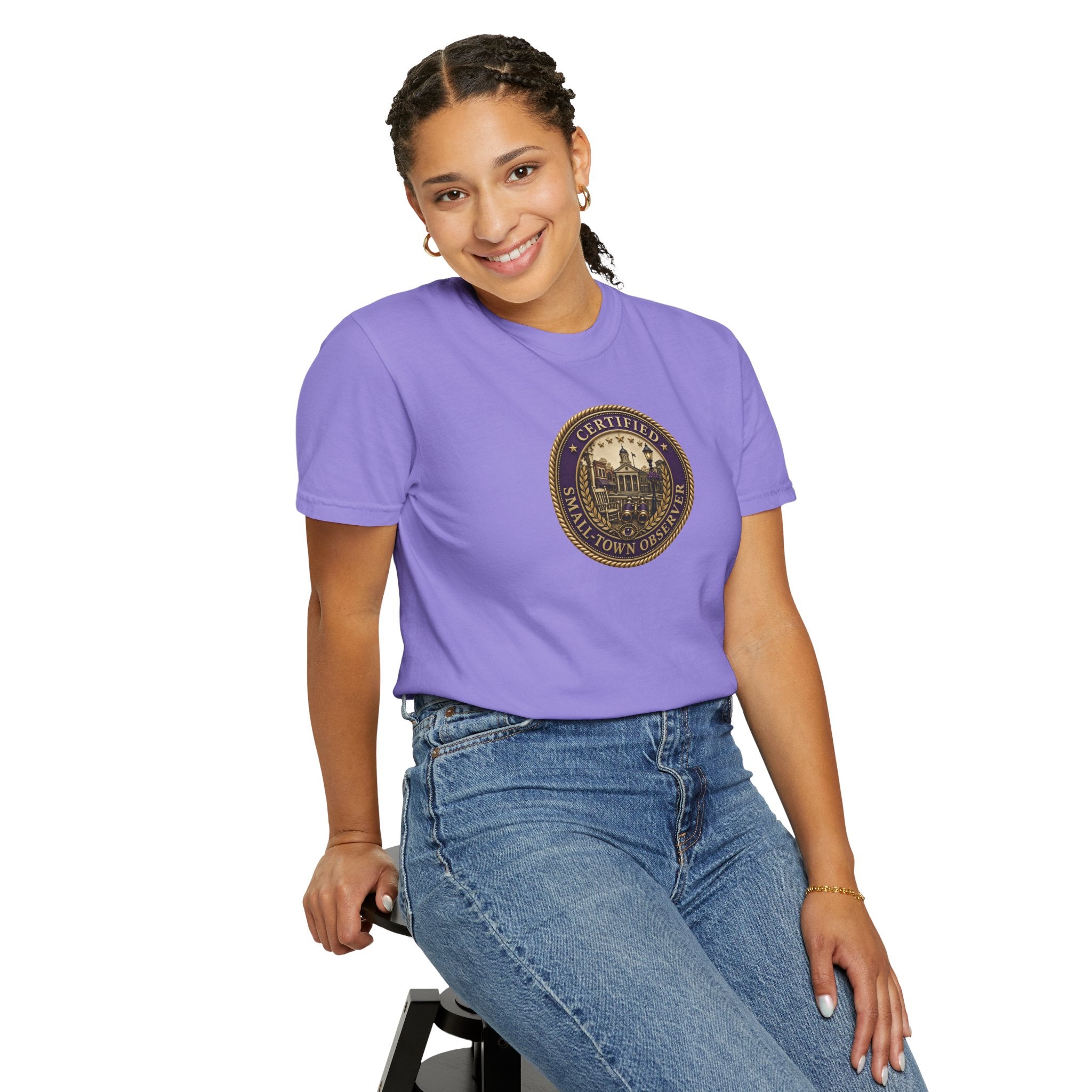 Certified Small-Town Observer Garment-Dyed T-Shirt