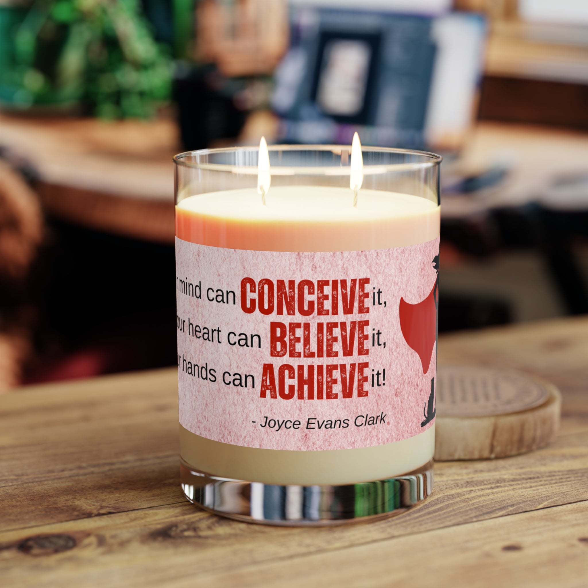 Photo depicting the ​Perception Scented Candle - Full Glass, 11oz from EpiAl's Shop.