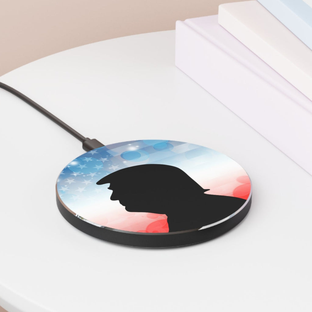 Fast Wireless Charger with Patriotic Design - Ideal for Trump Supporters