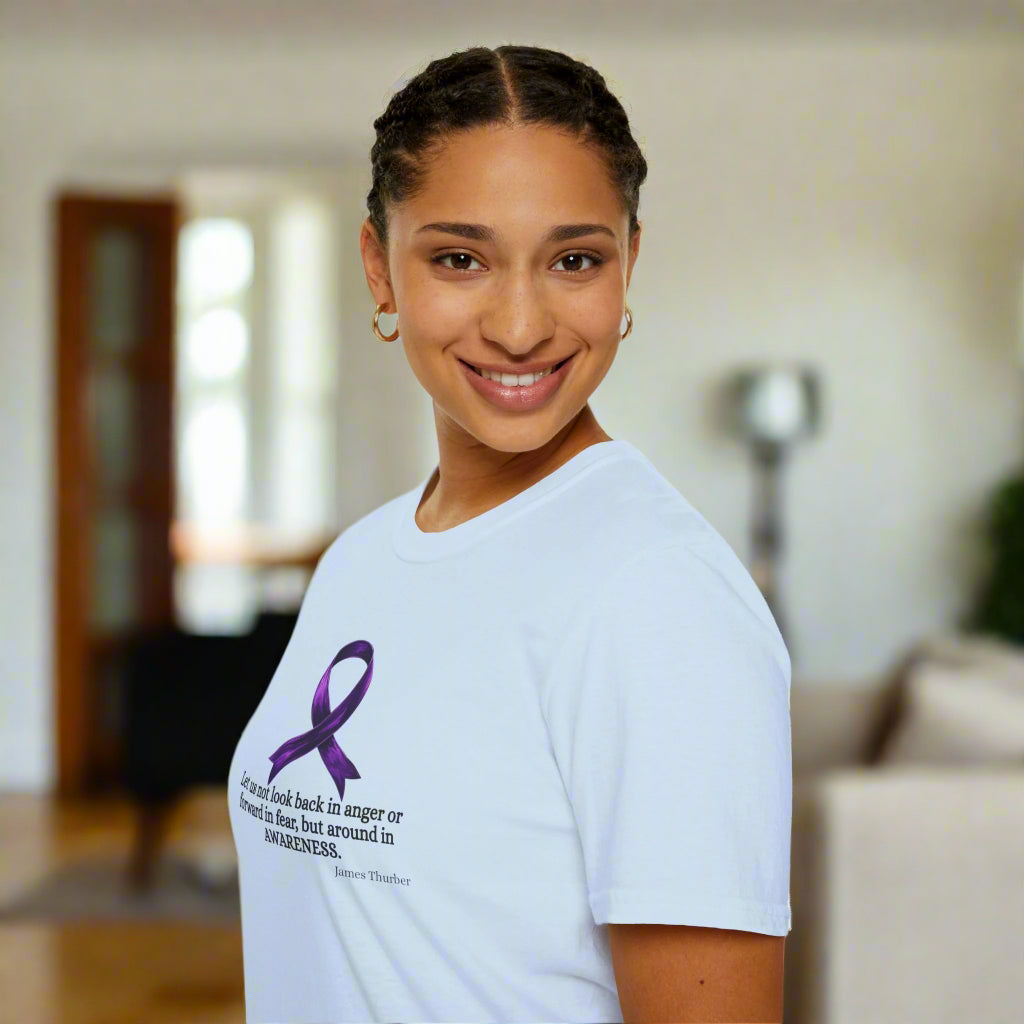 Awareness Ribbon Unisex Inspirational Quotes Tee