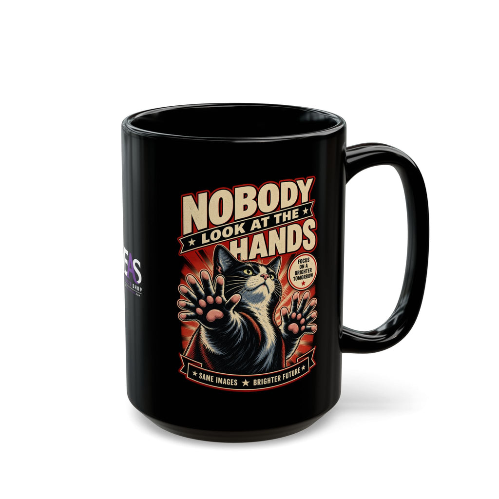 Nobody Look at the Hands AI Slop Mug