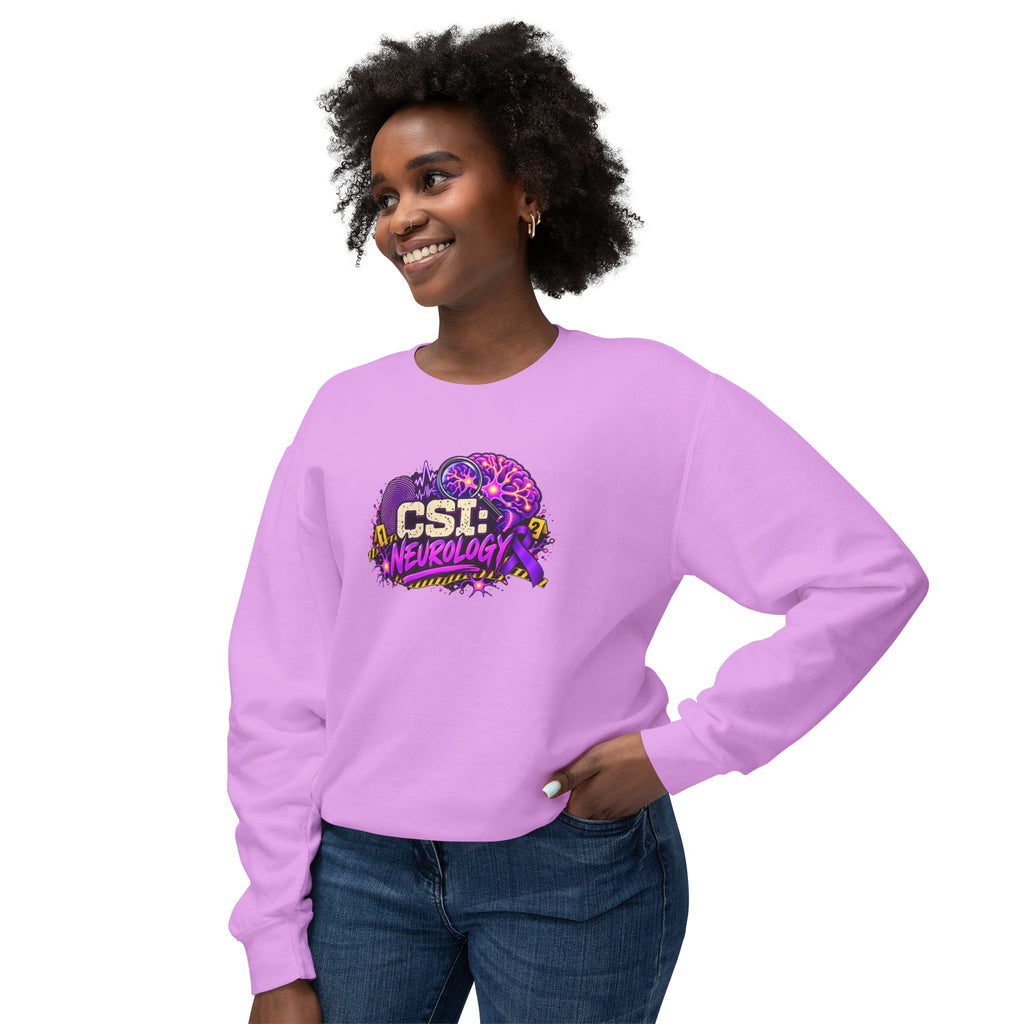 CSI: Neurology Epilepsy Awareness Lightweight Crewneck Sweatshirt
